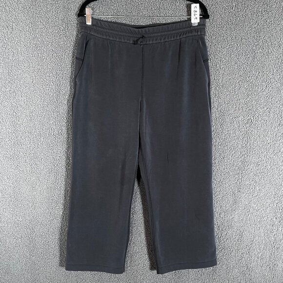 Lululemon Softstreme High Rise Straight Leg Crop Pants - Women's Size 10 - Black - Picture 3 of 9
